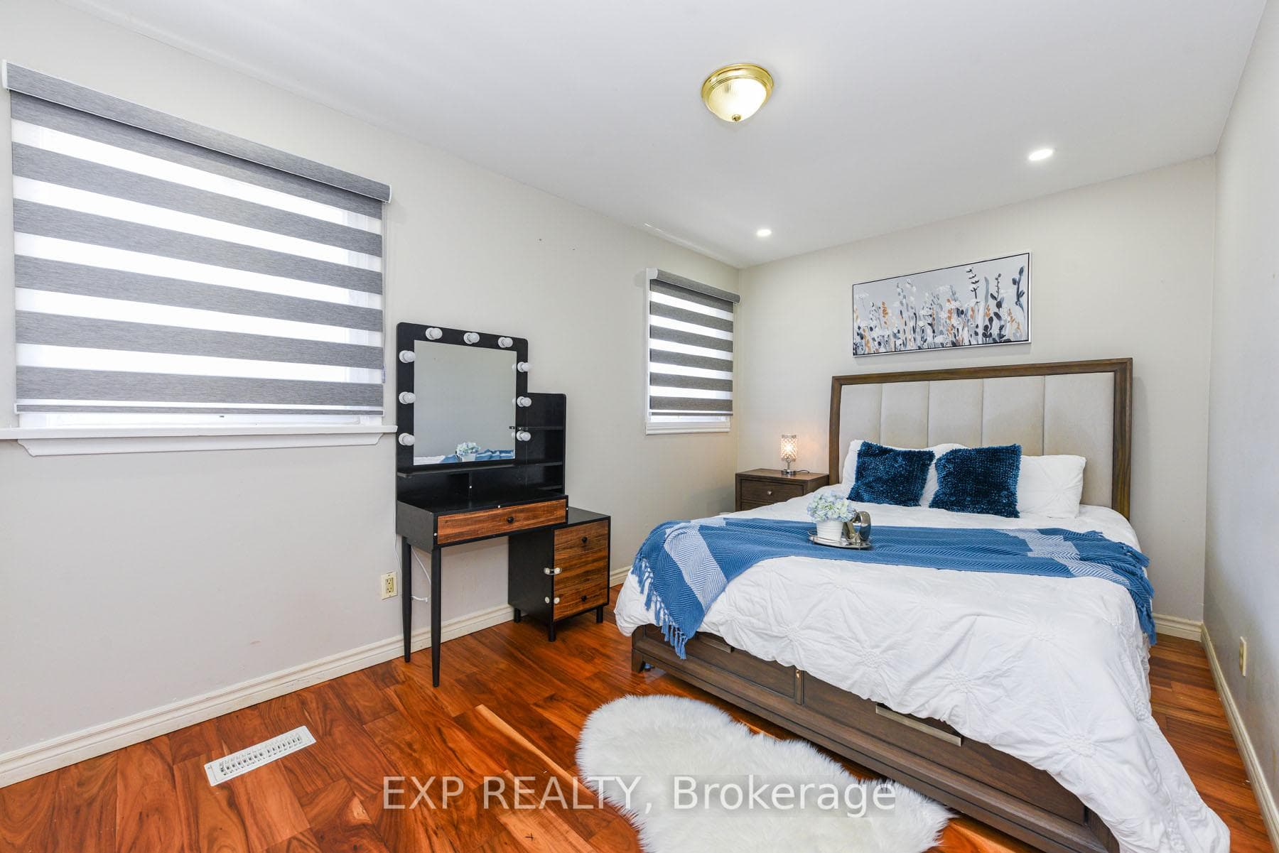 Bedroom 1 W/ Beautiful Blinds & Closet Space