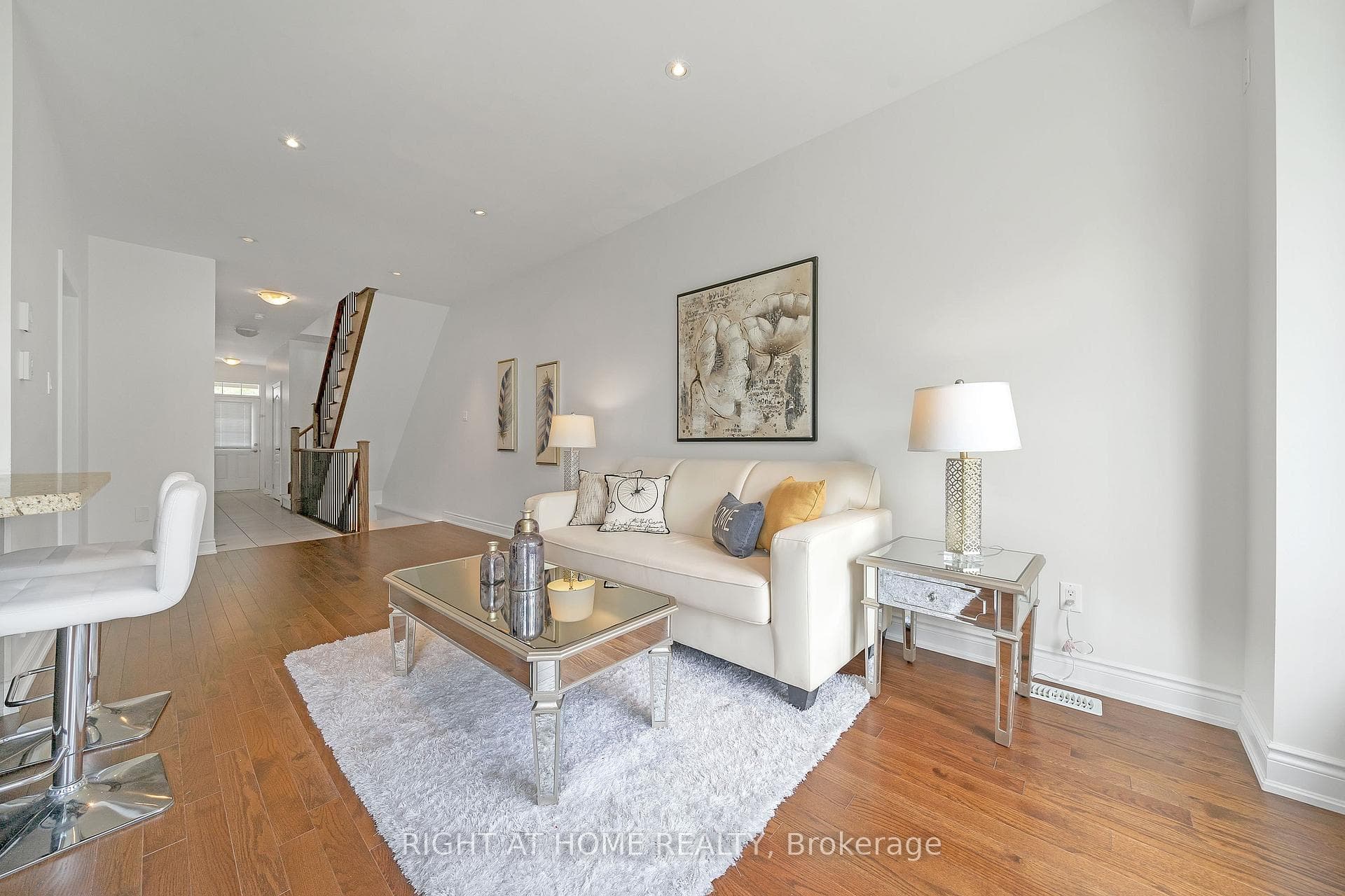 Hard wood floor at Living Room