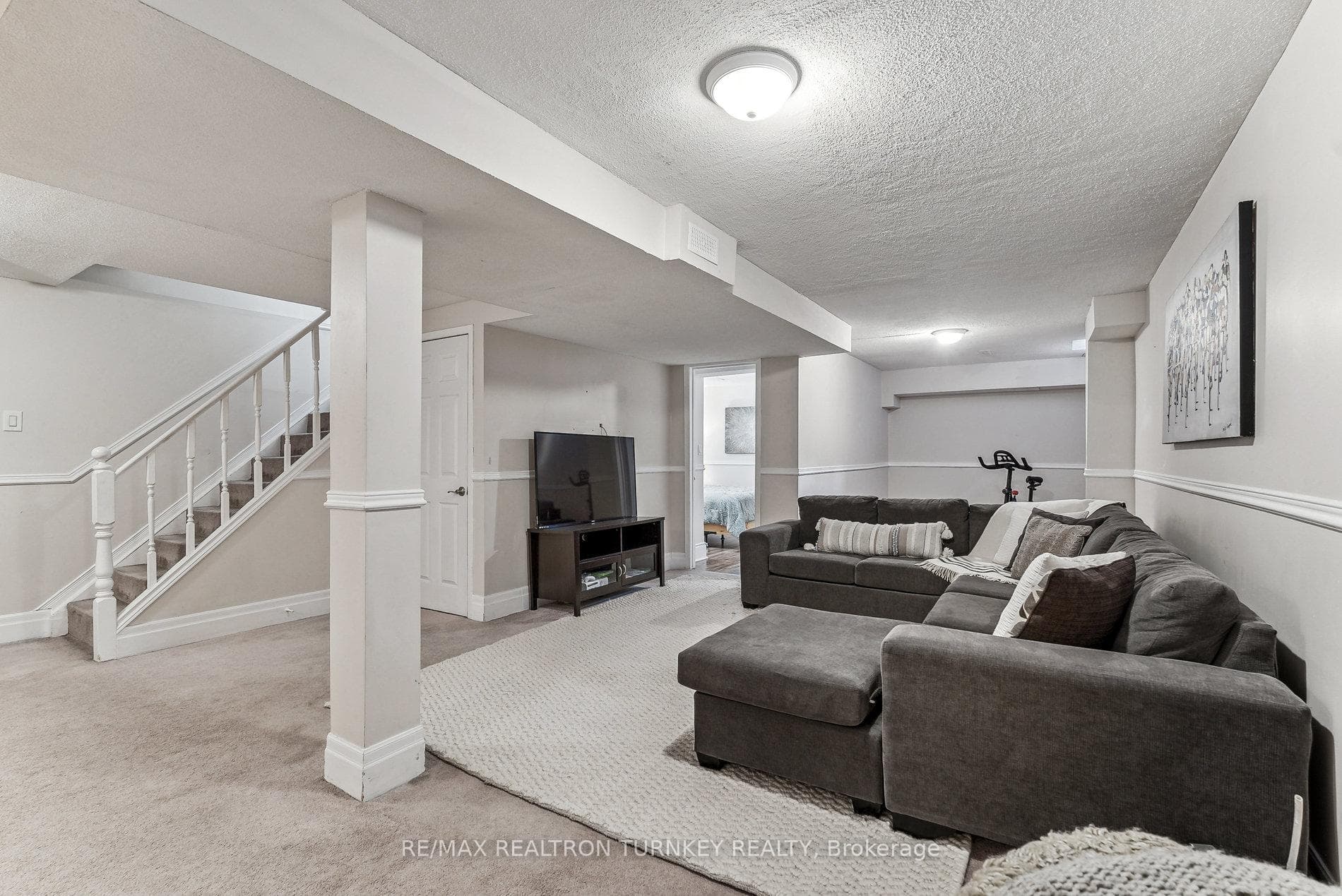 Large basement is finished and ready to enjoy!