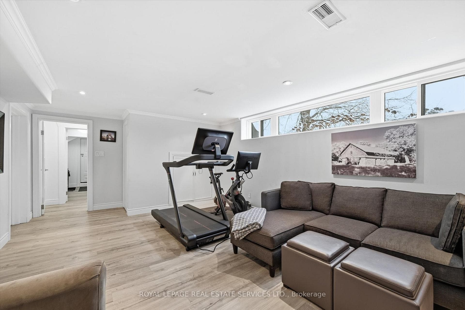 The Large Family Room is Ideal for Movie Nights