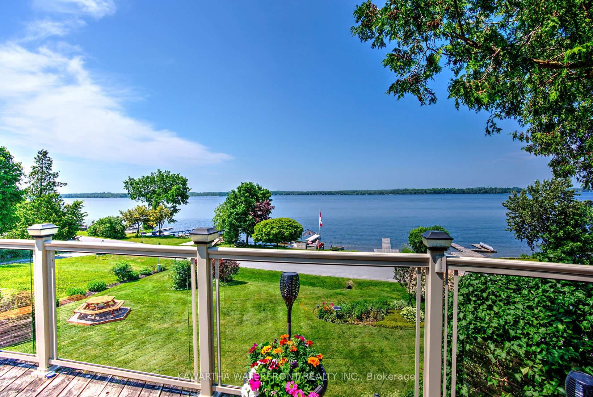 View from deck