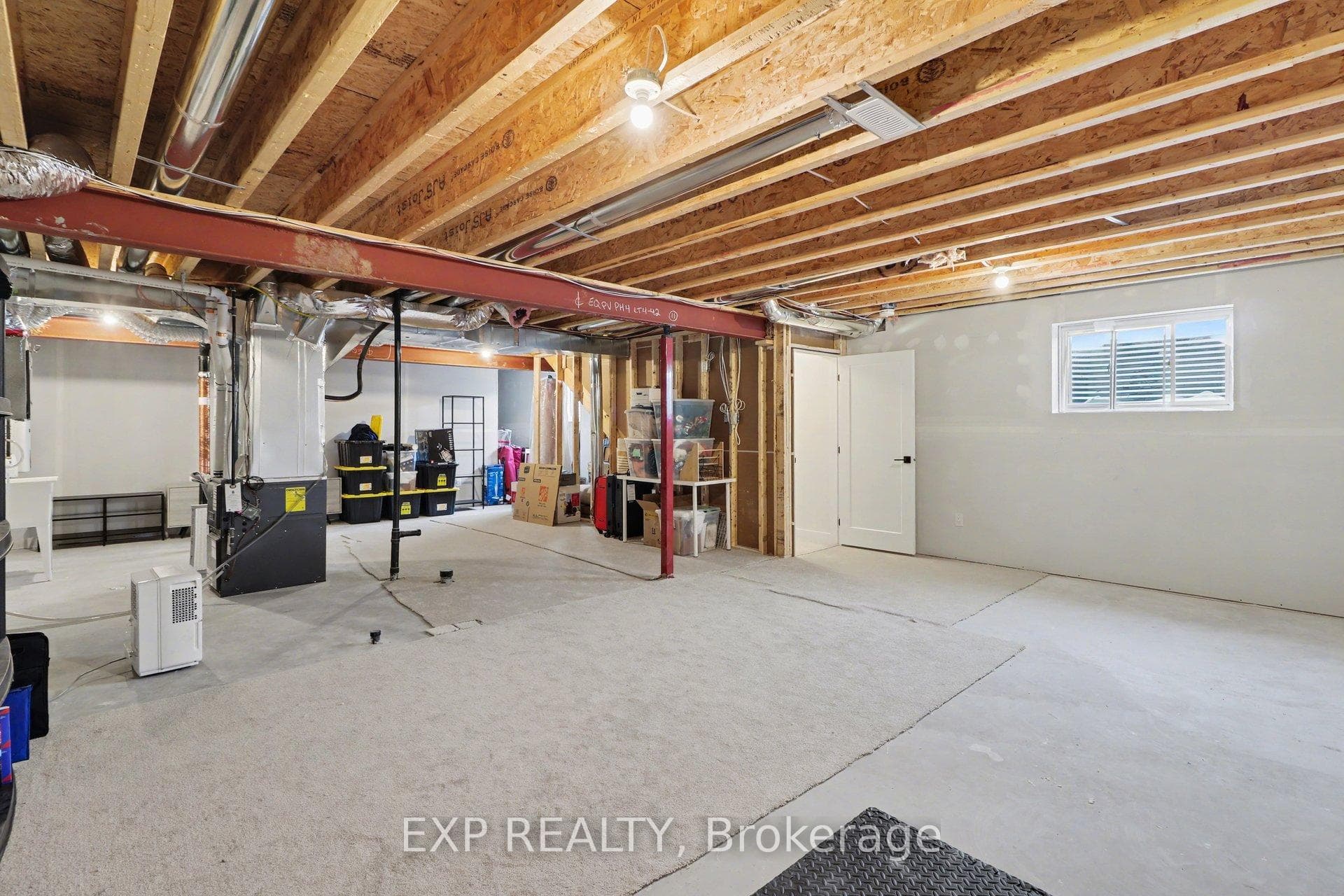 Lower level complete with a 3 piece bath rough-in.