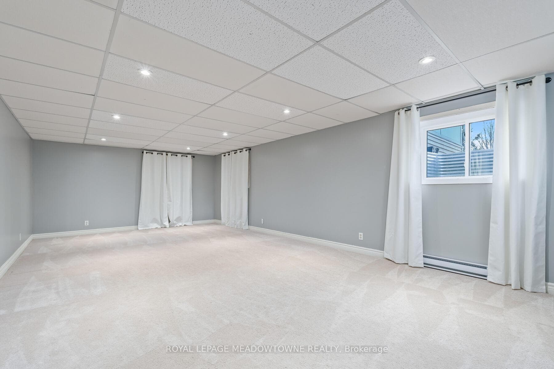 Huge space with oversized windows