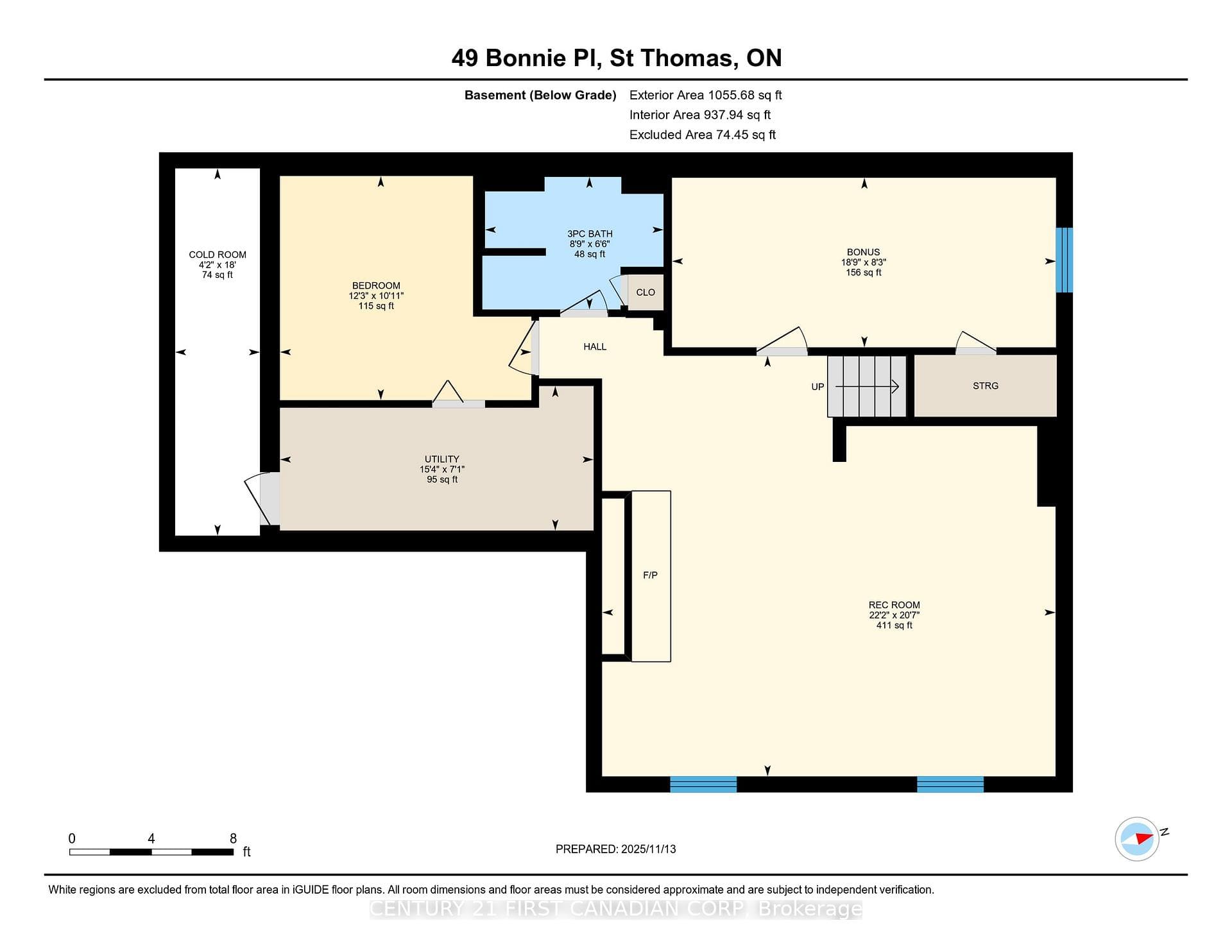 Lower Level Floor Plan