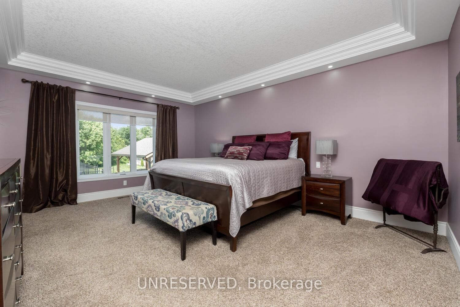 Primary bedroom with 5 pce ensuite and W/I closet
