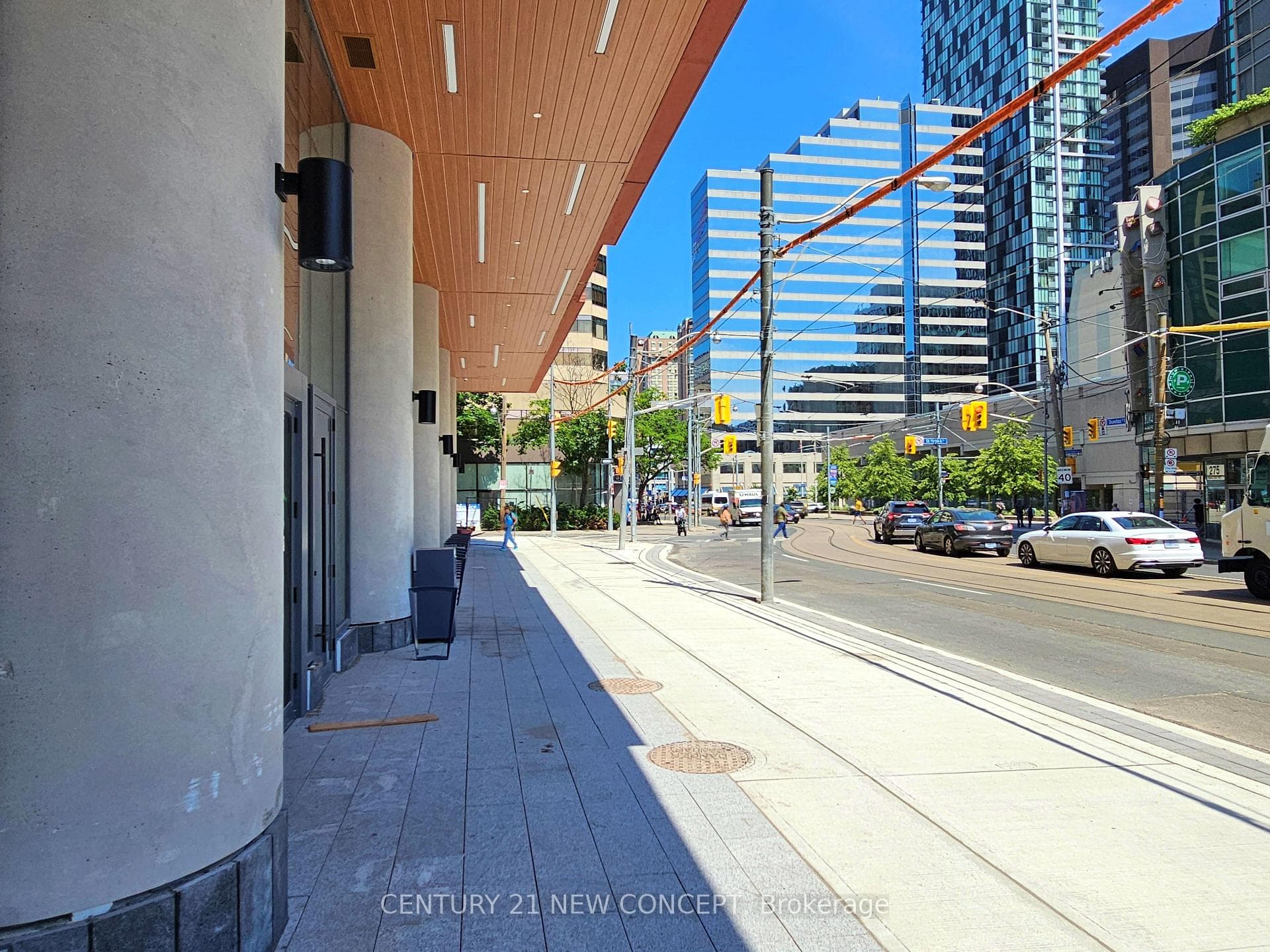Main Entrance Facing Vibrant Dundas Corridor