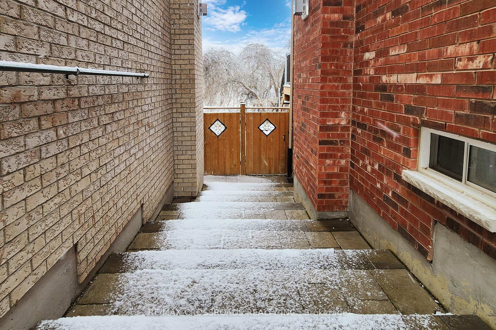 Stone Stairs To Walkout Basement /Yard
