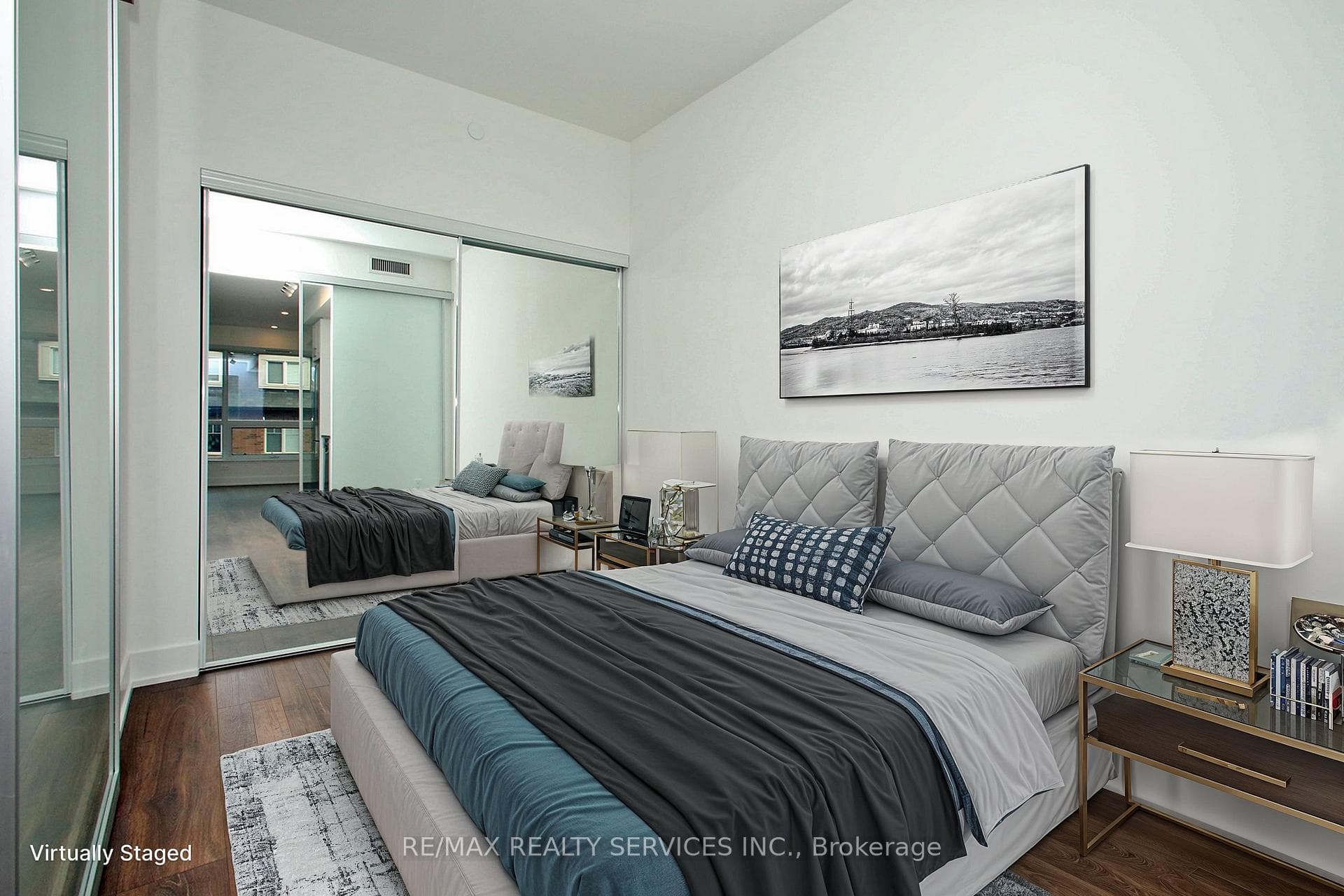Virtually Staged Bedroom