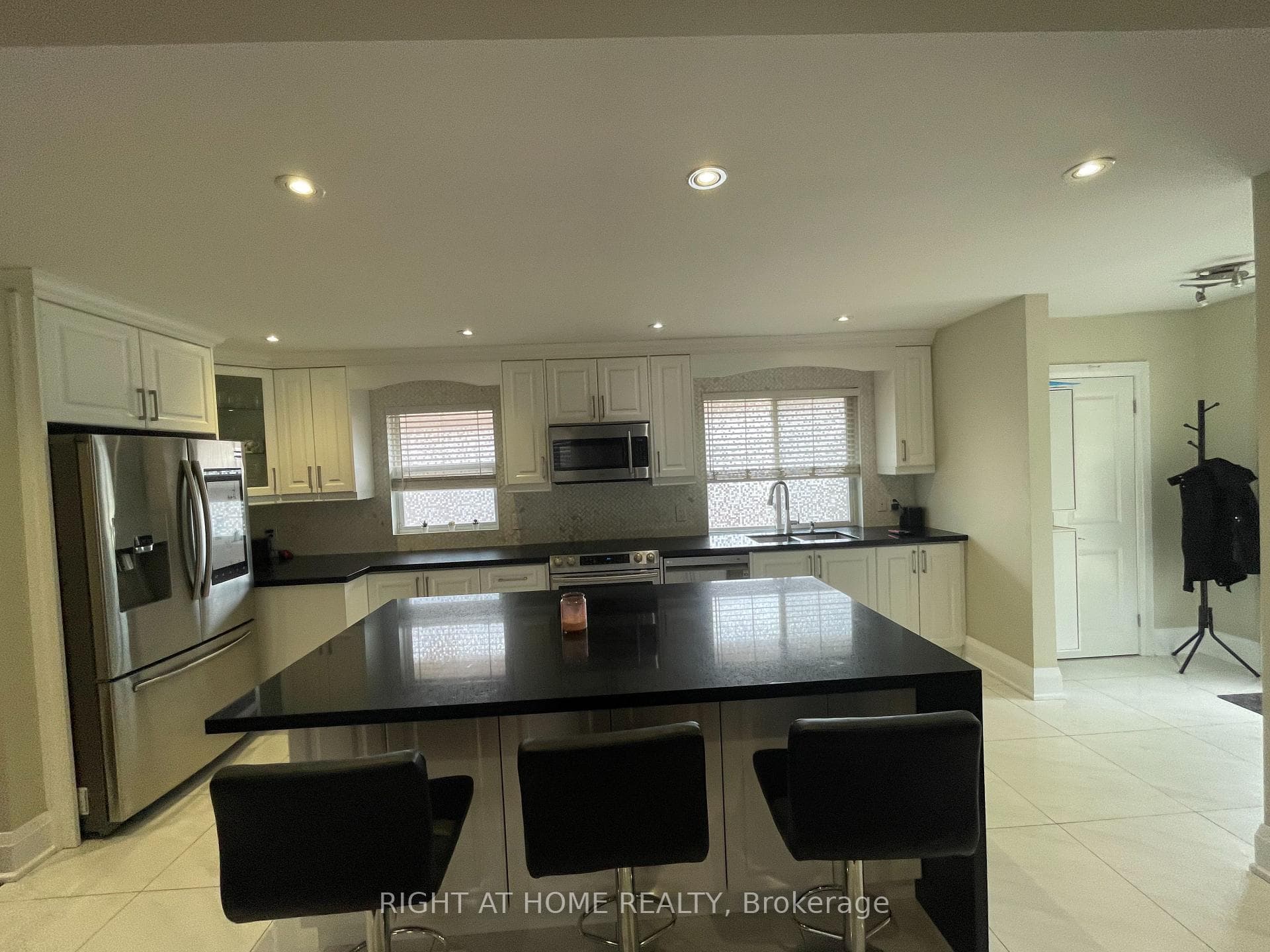 Kitchen with Large Island with Storage