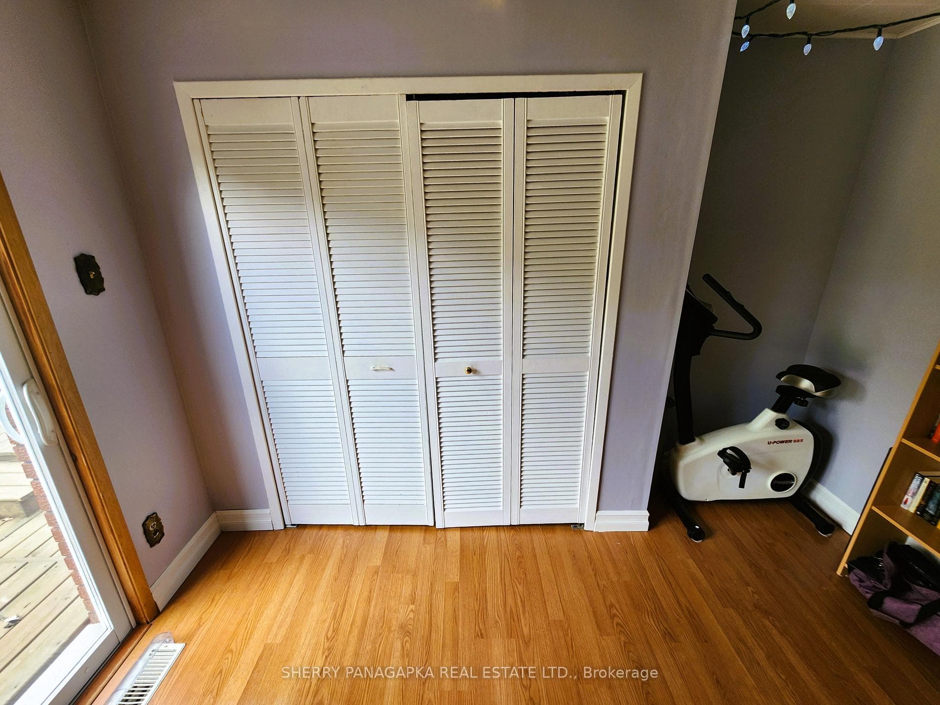 Large double closet