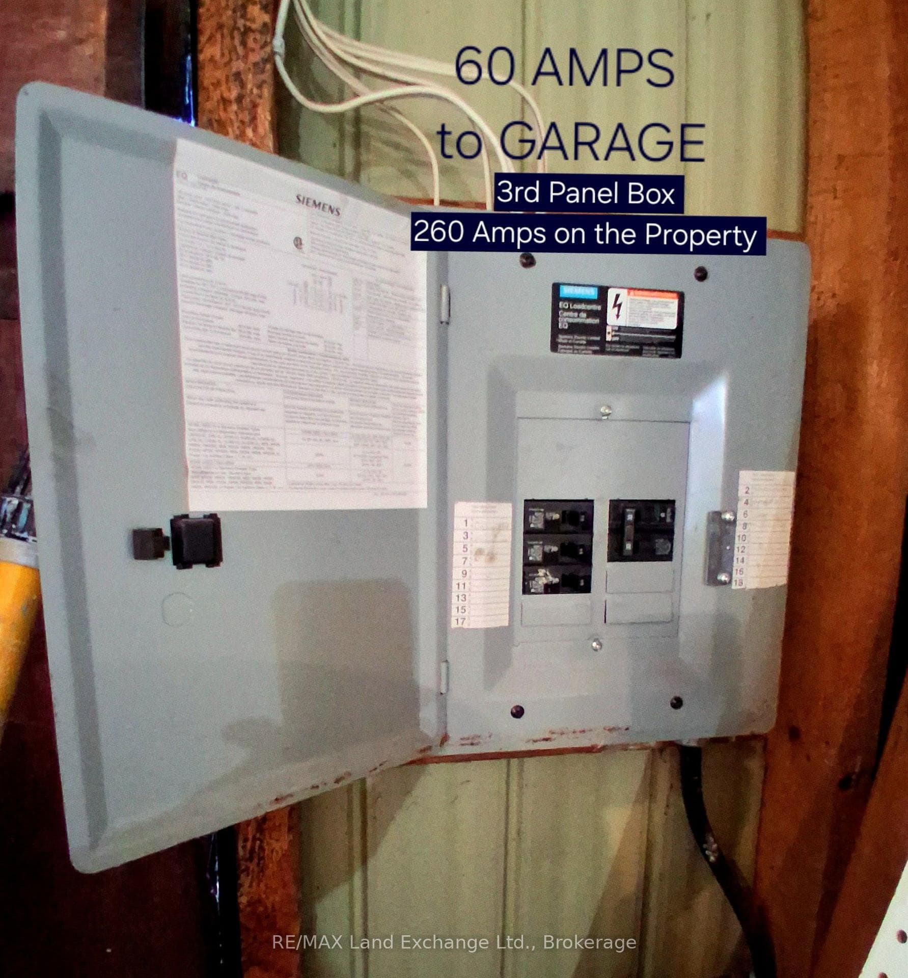 60 amps in garage