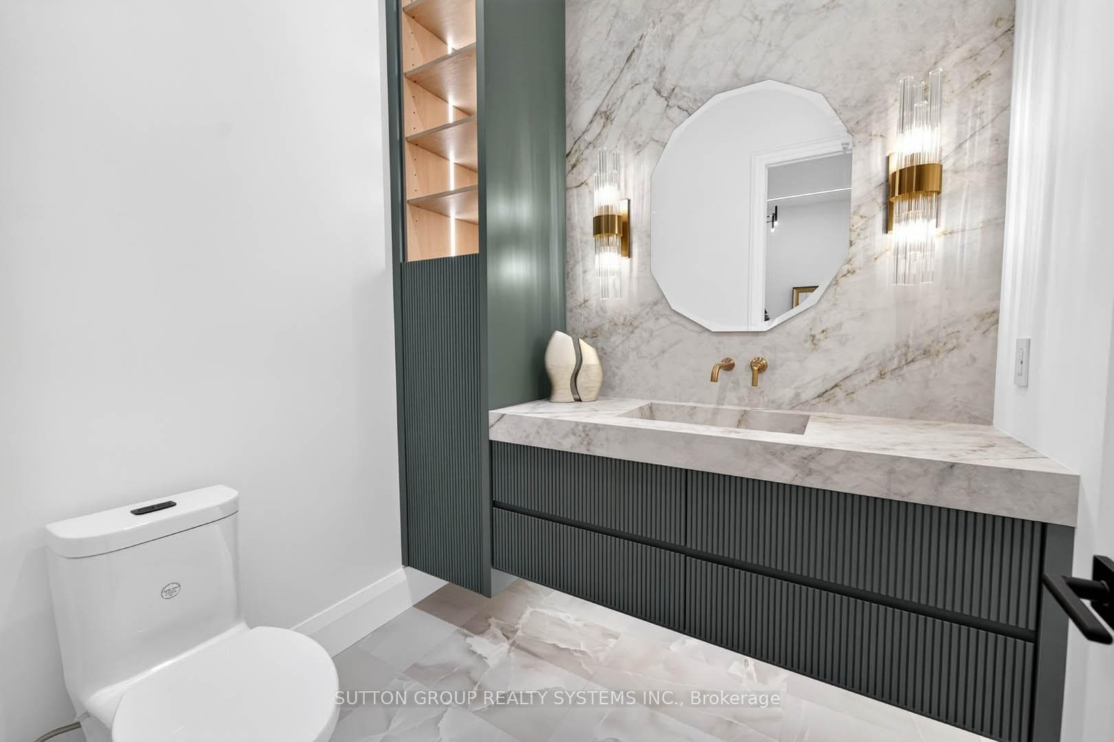 Powder room on the main floor