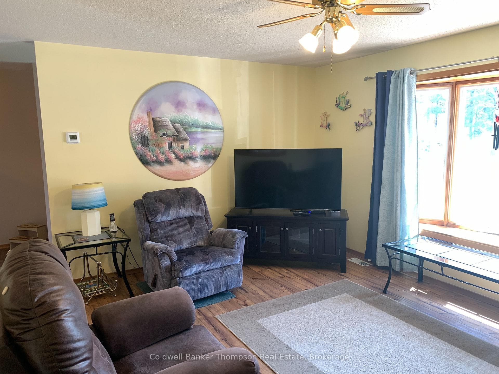 Living Room with West Facing Bay Window