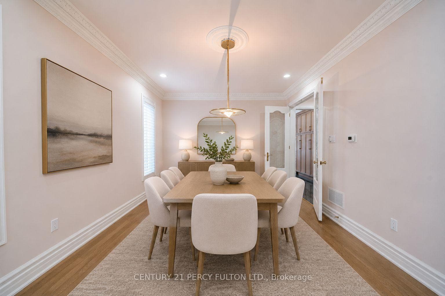 53 Linwood Ave- dining room- virtually staged