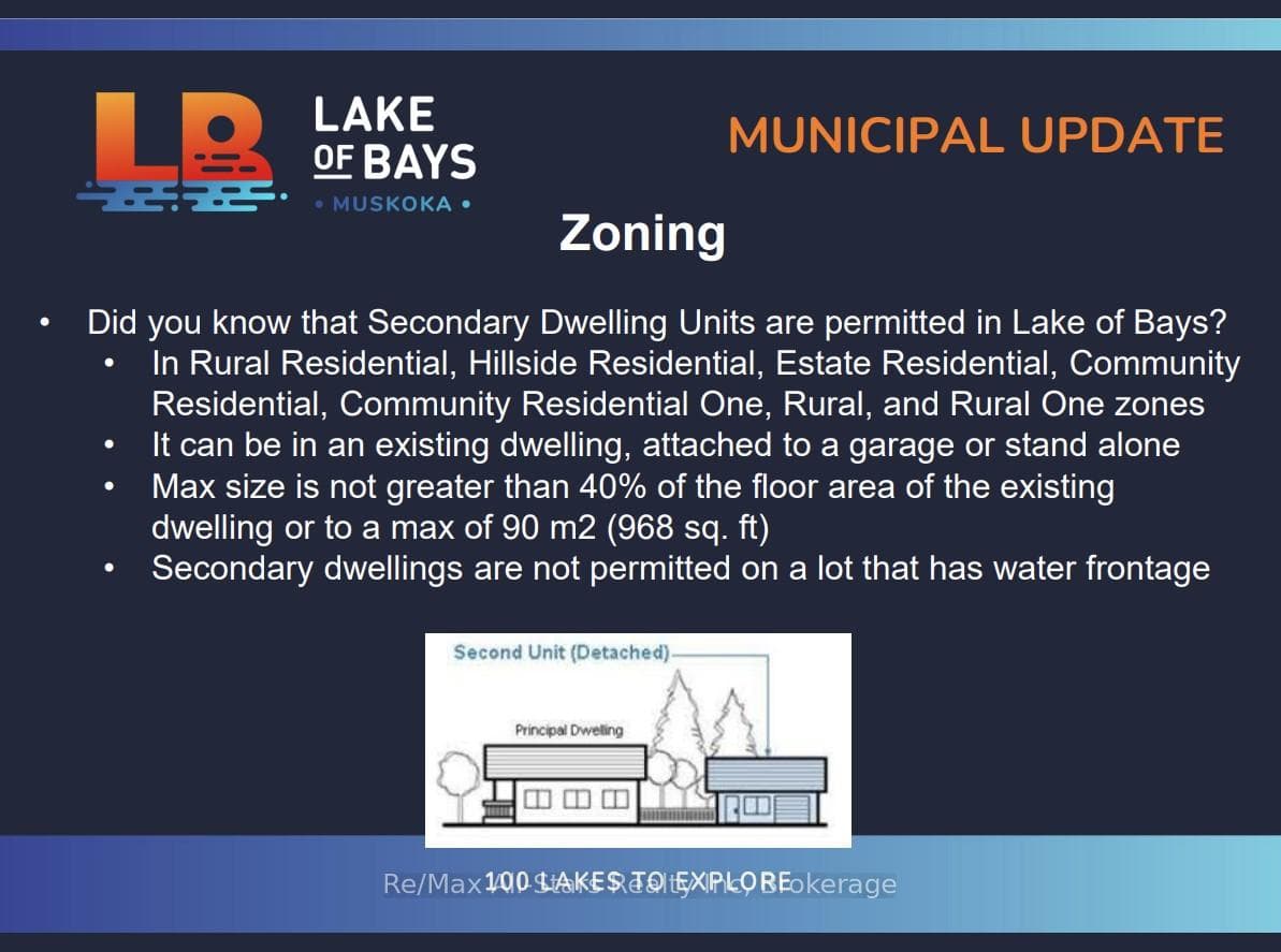 See township website for full details