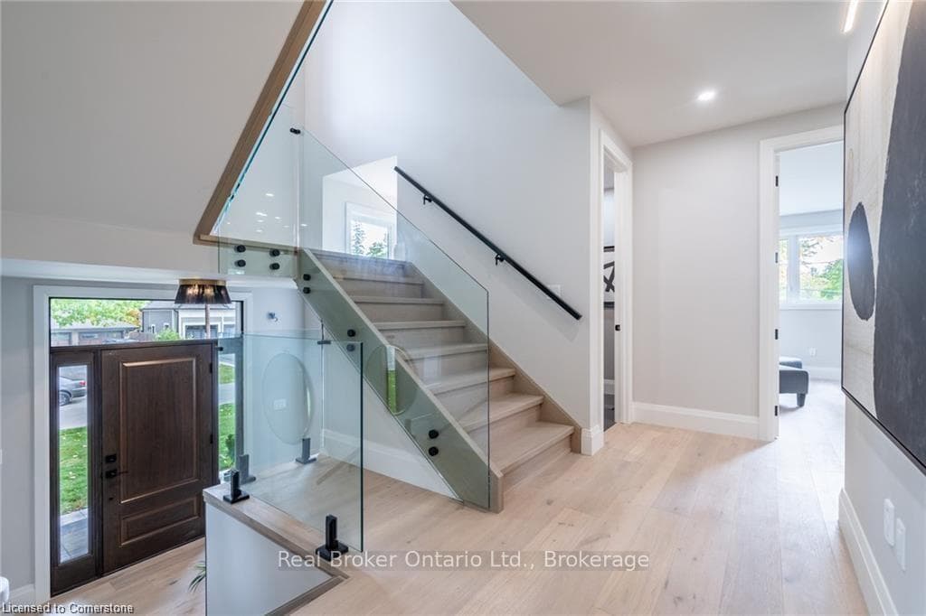 White Oak Staircases (Professionally Staged)