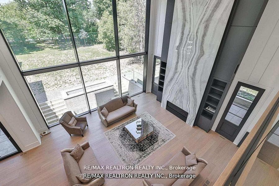 View from Upper floor into Family Room