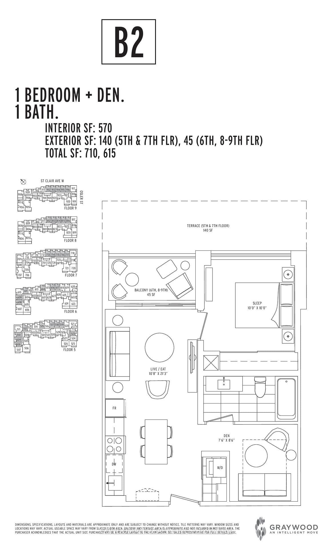 1787 St Clair Avenue Unit 713 photo 8