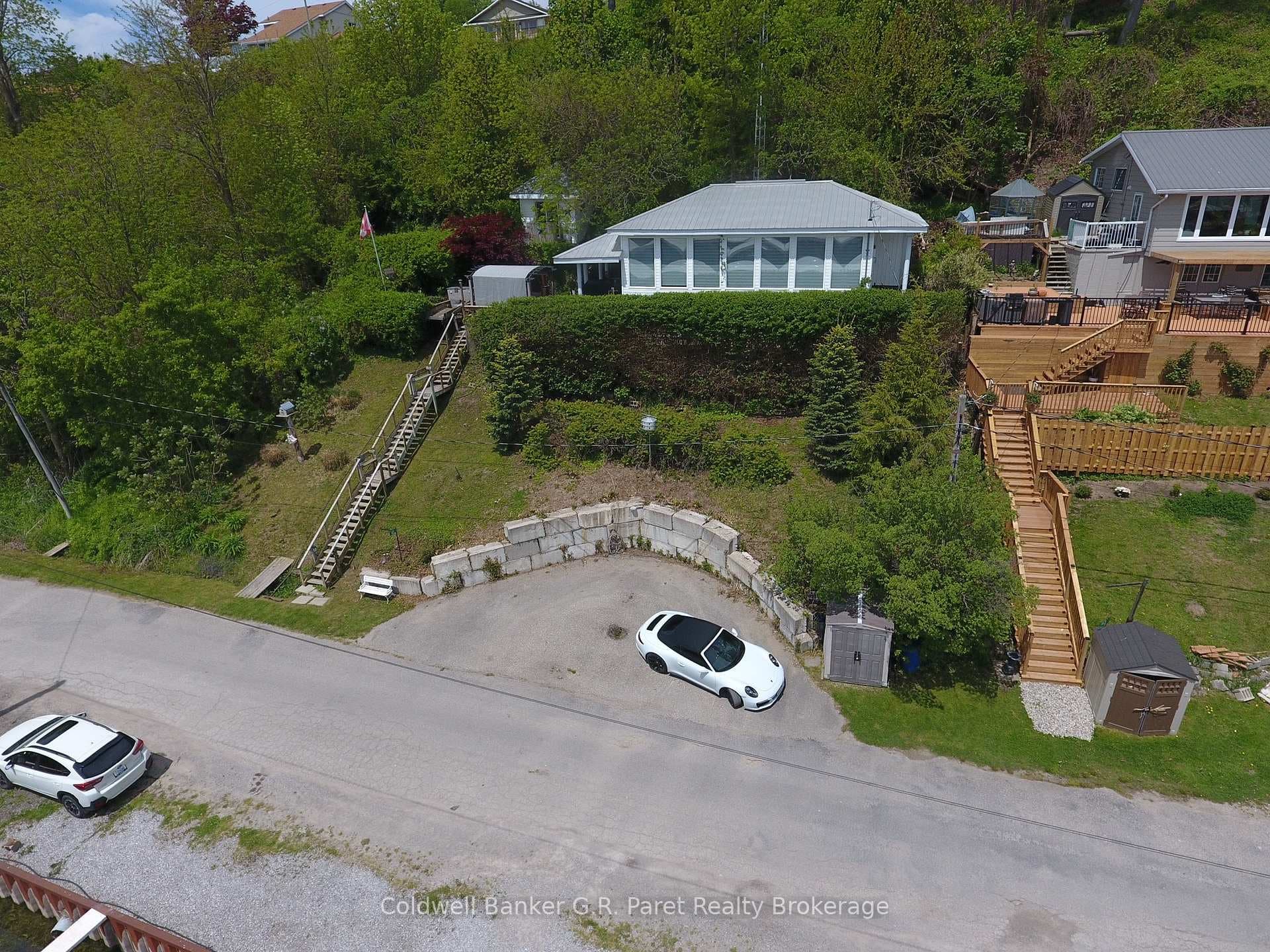 Aerial view.
