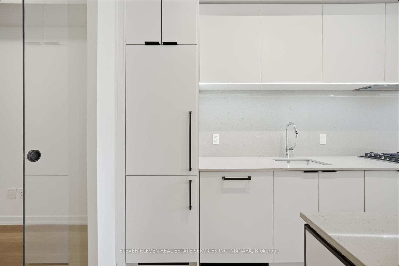 Integrated appliances for a sleek look.