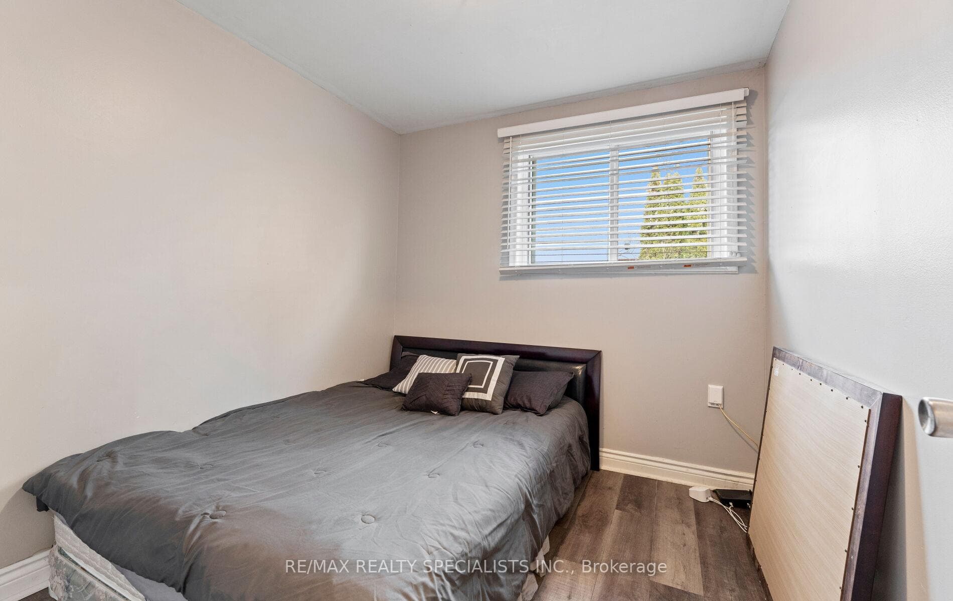 Bright lower-level bedroom