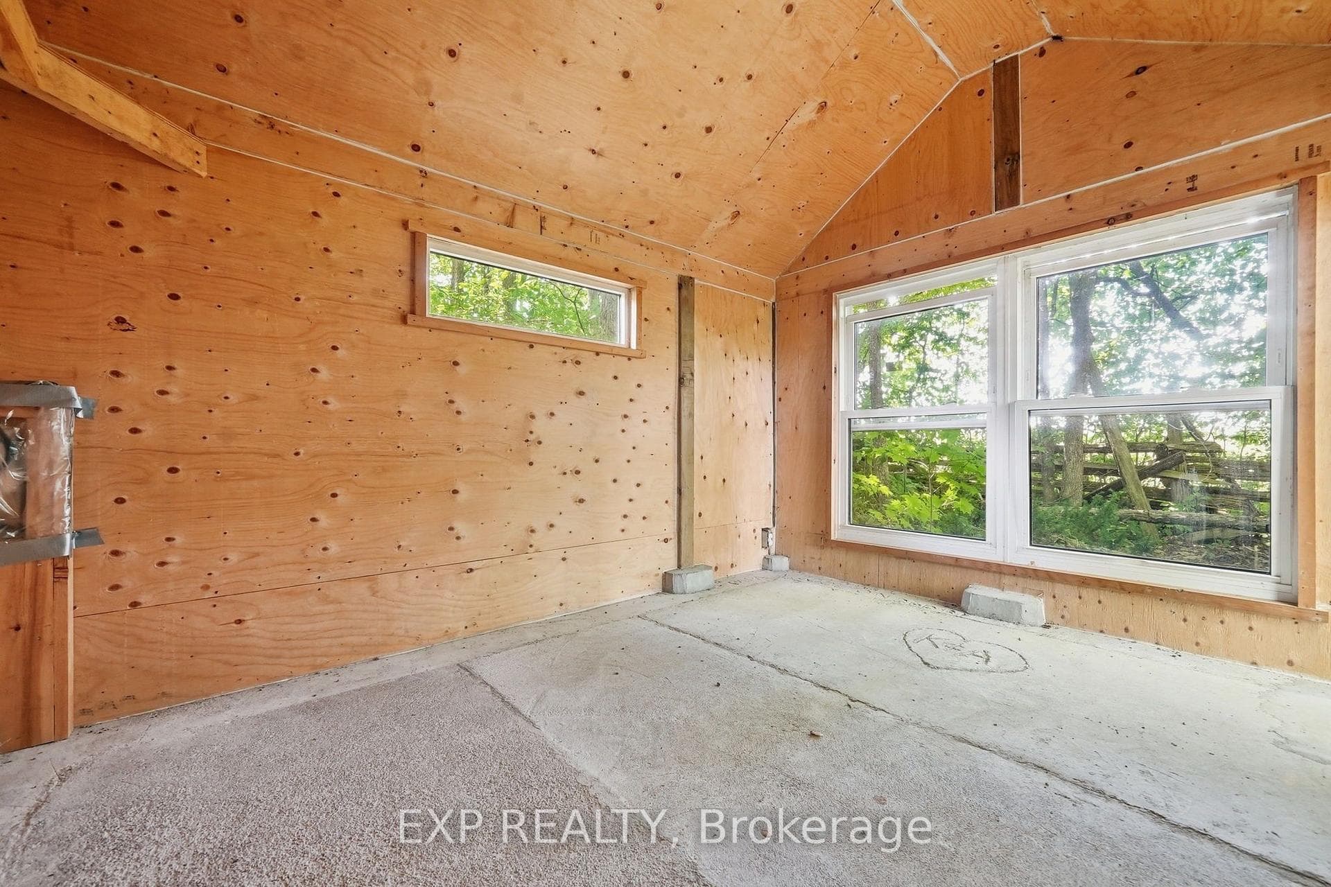 Cabin Playhouse interior