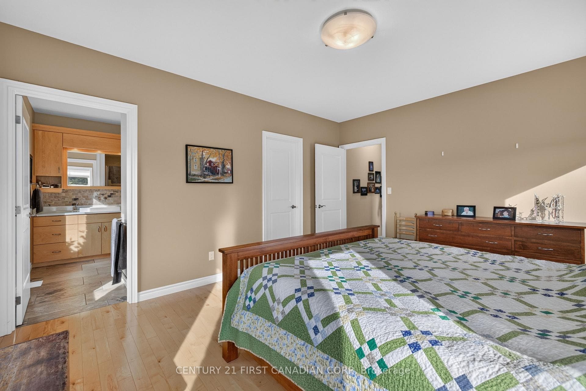 Primary bedroom and ensuite and walk in closet