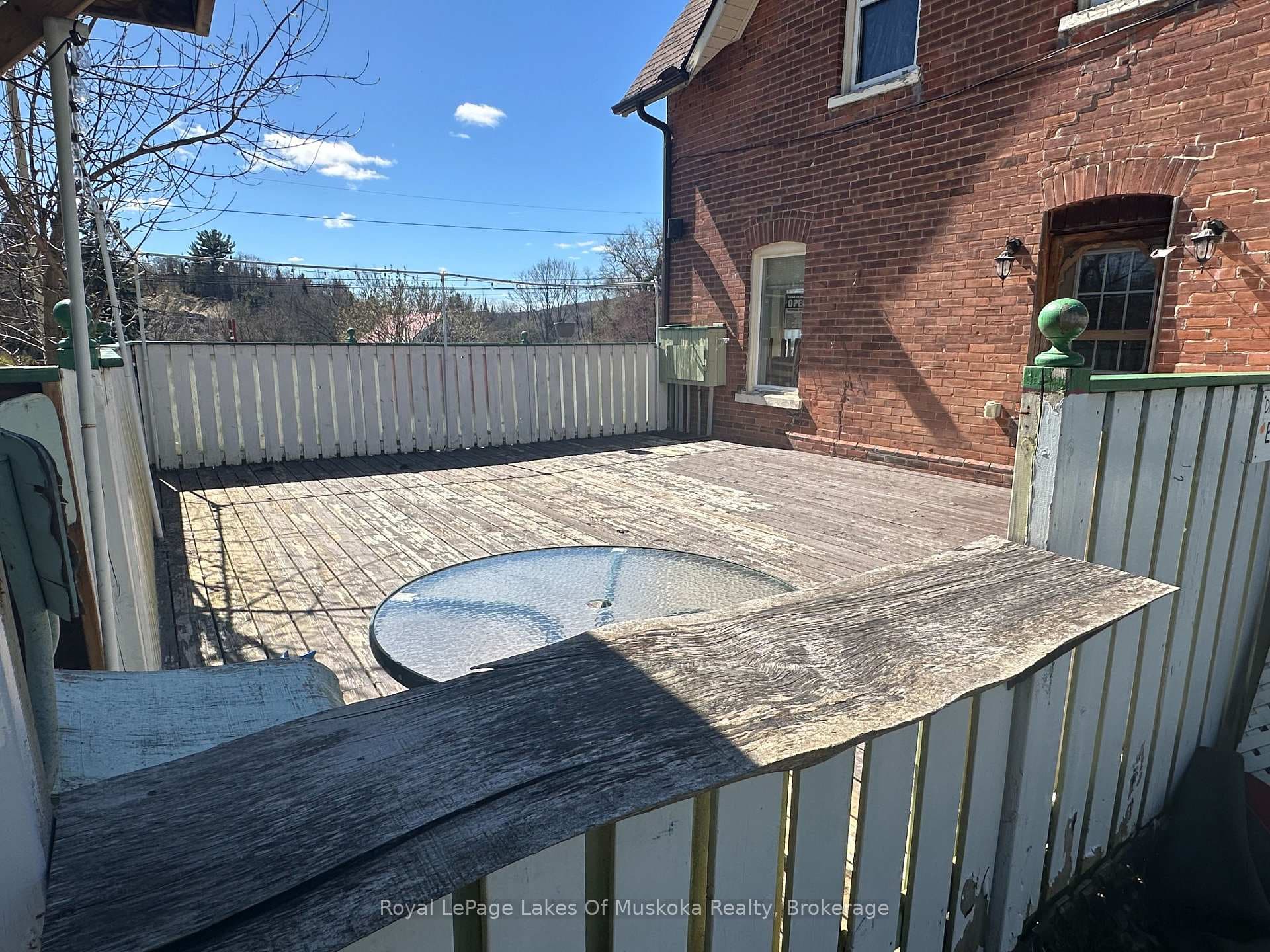 Outdoor Deck/Patio has many uses and is Fenced In