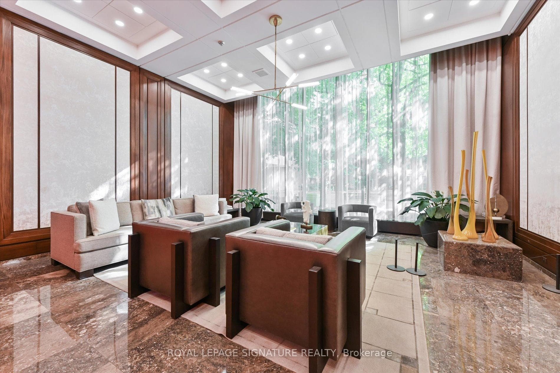 2 upscale lobbies