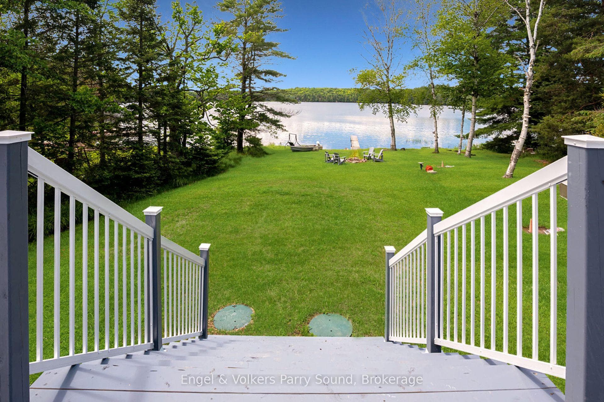 Stairs to waterfront