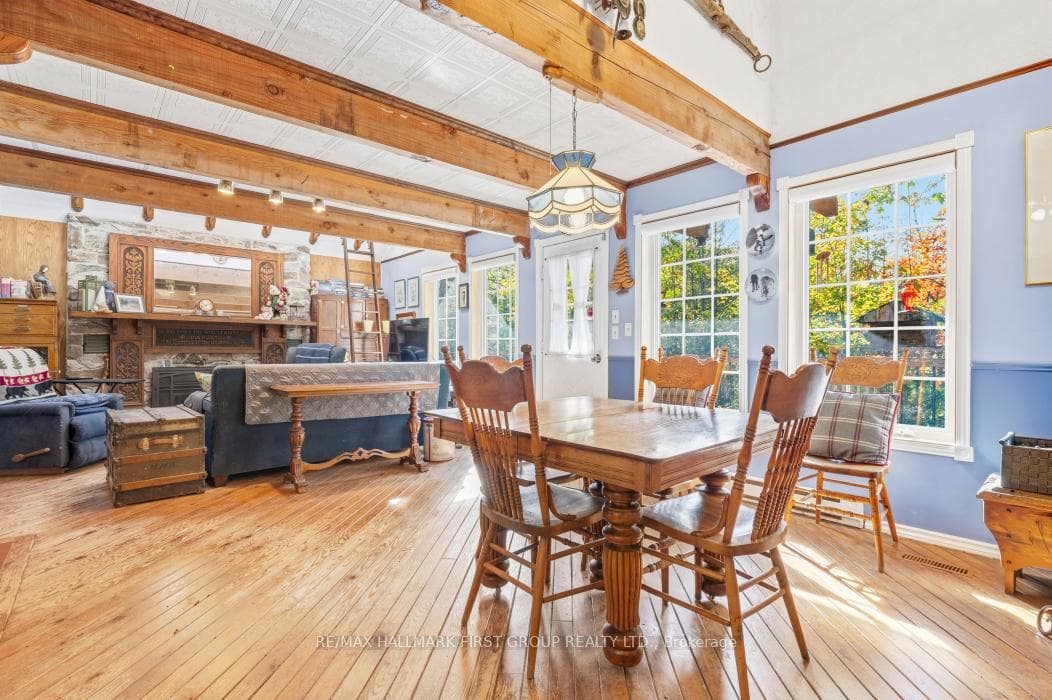 Open Living and Dining Area