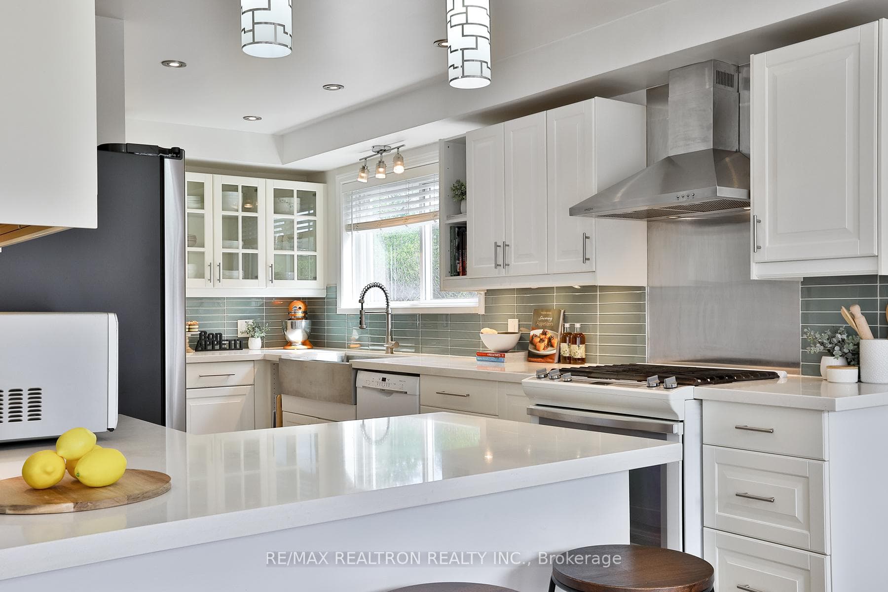 Updated kitchen with quartz countertop