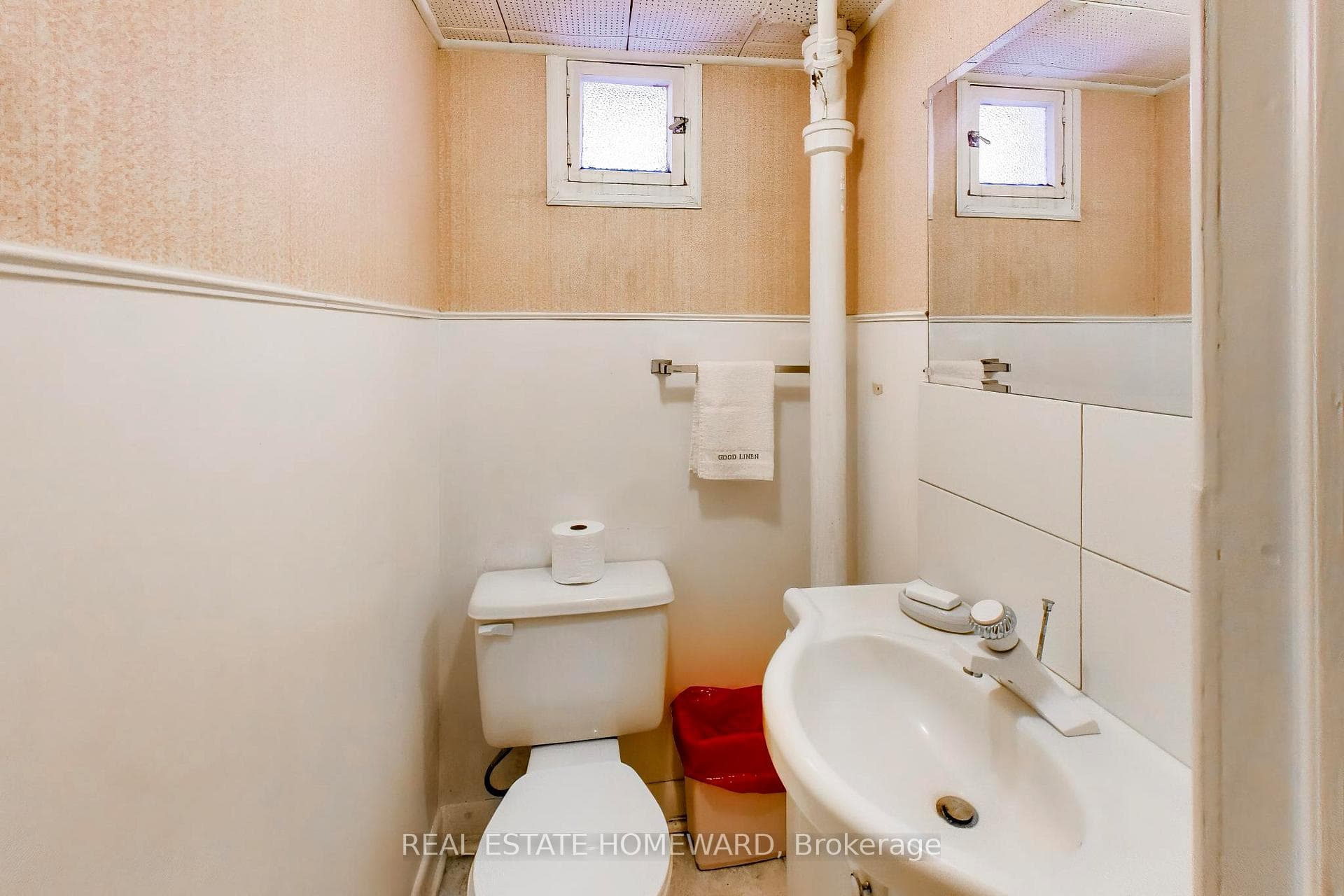 Basement bathroom