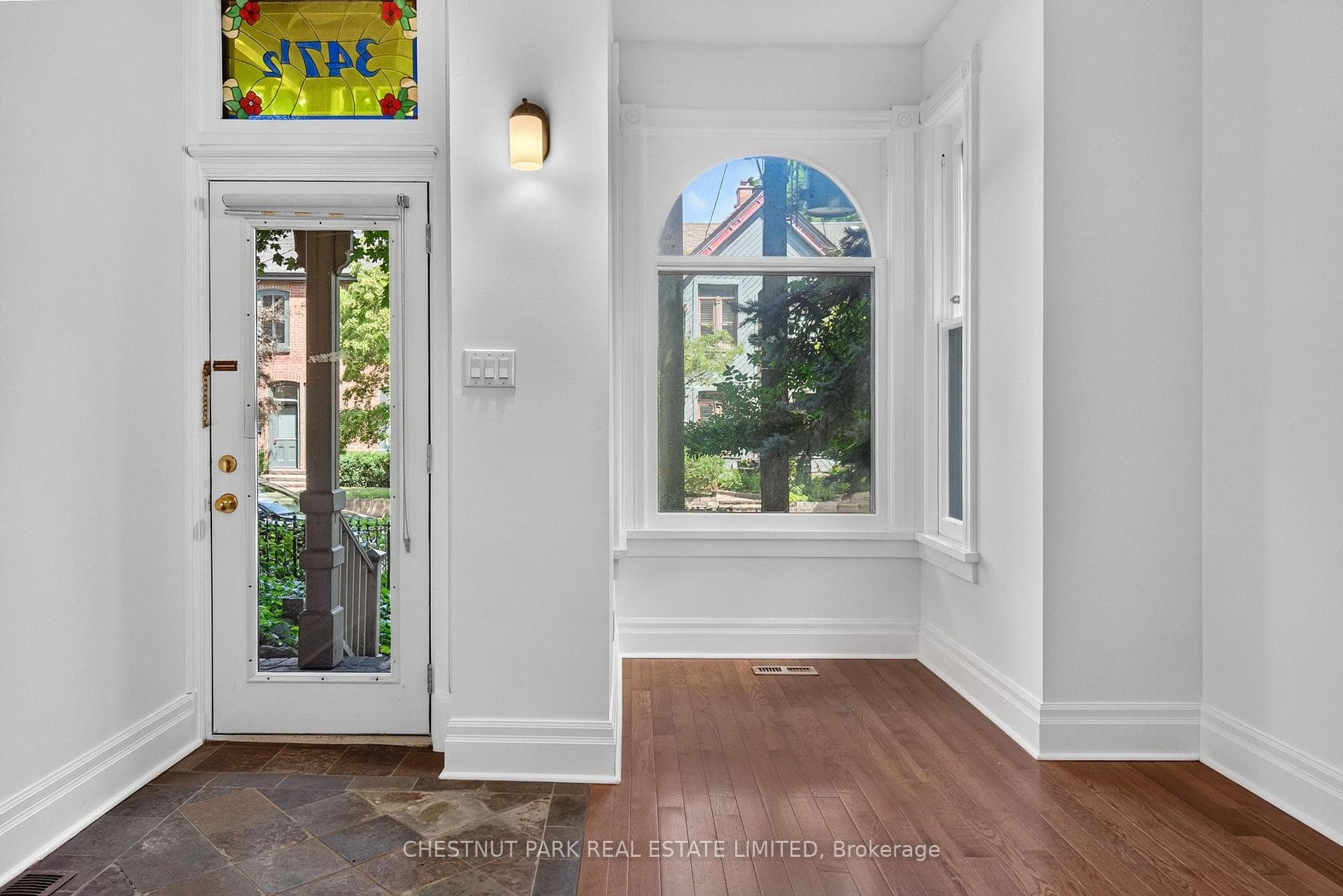 Entry & living room