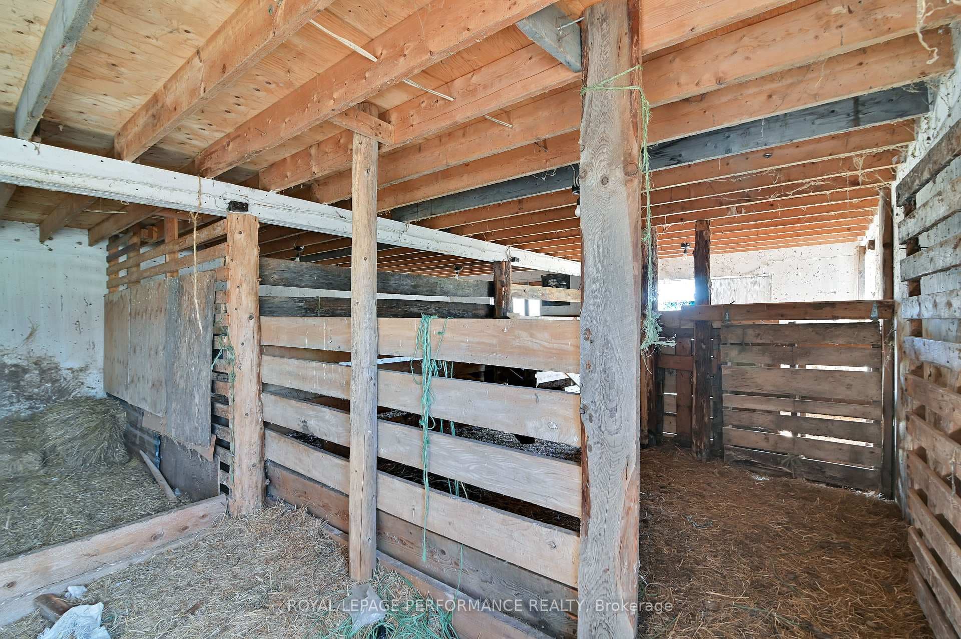 Stalls in barn/outbuilding