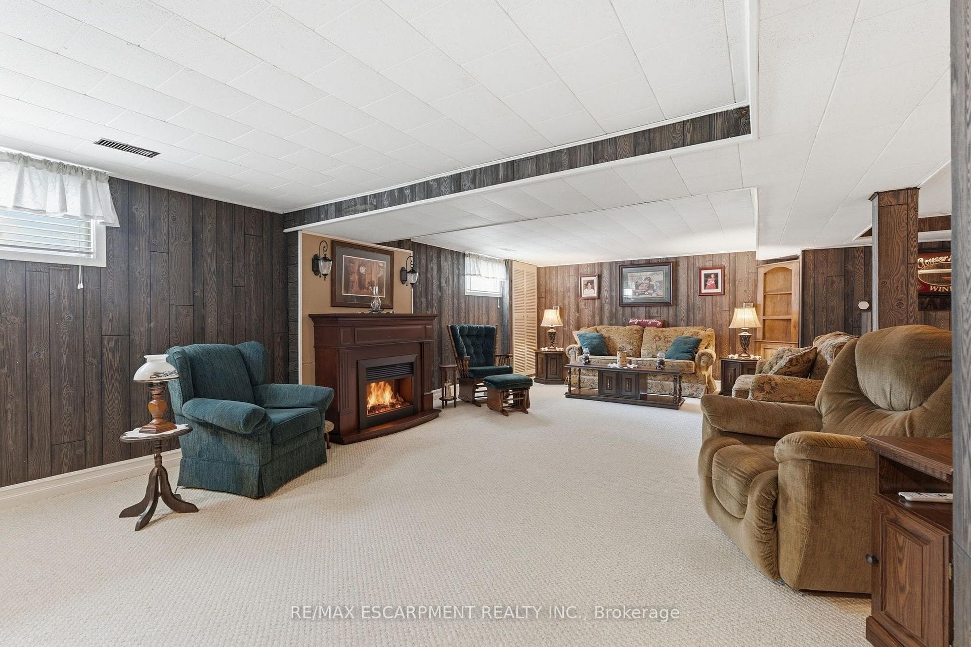 Basement family room