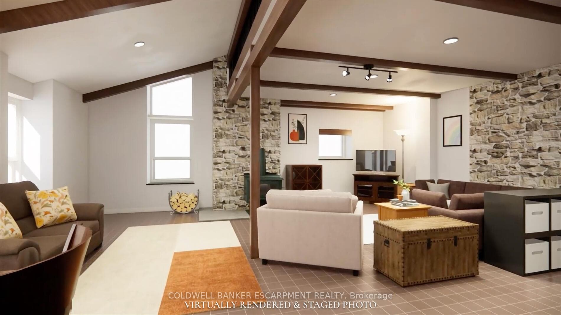 Indoor pics rendered, shows true representation
