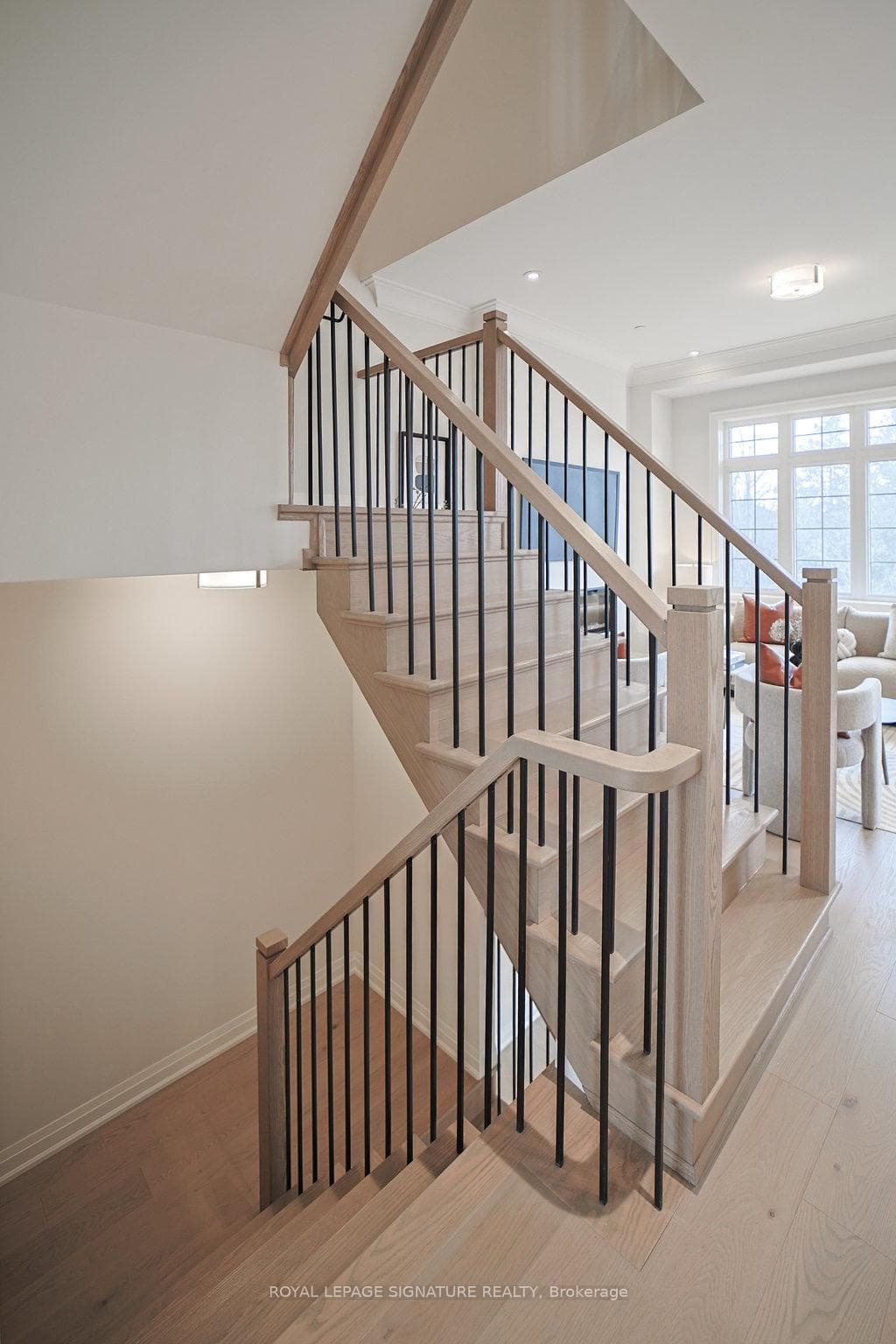 Hardwood stairs