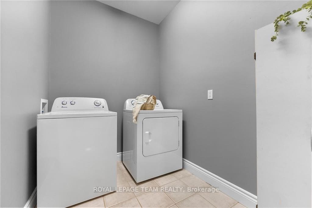 laundry central to bedrooms