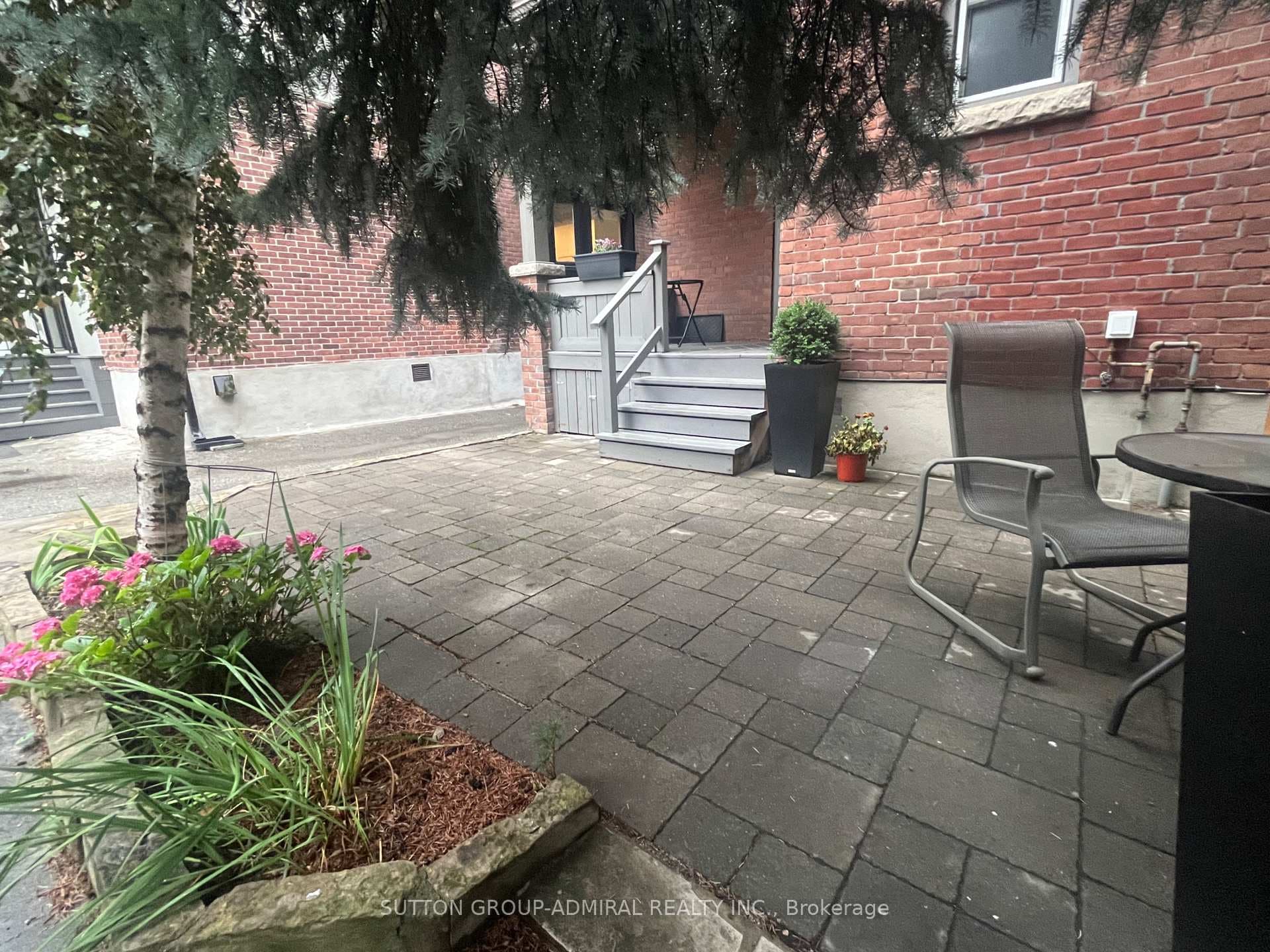 Exclusive use of patio