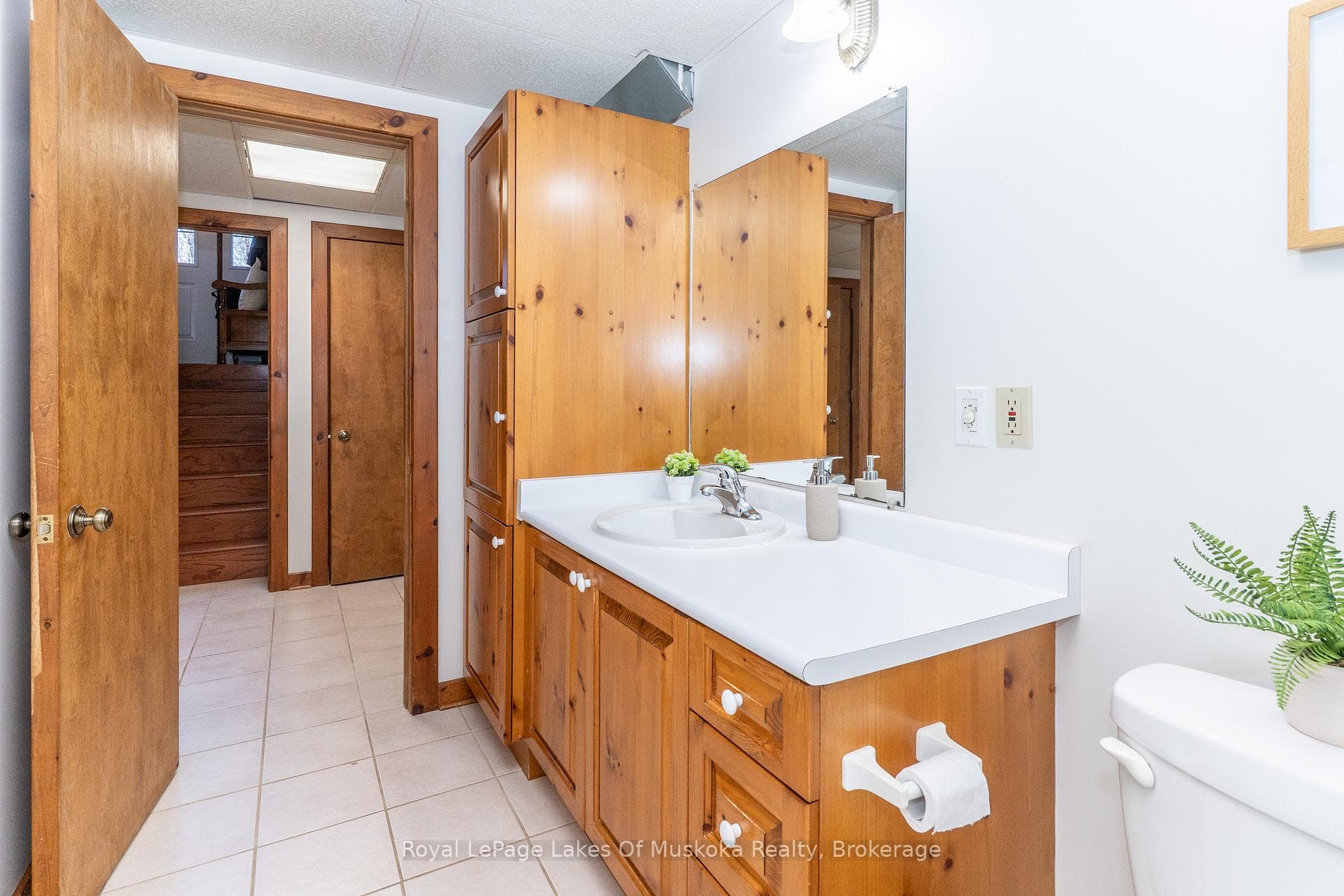 Basement bathroom