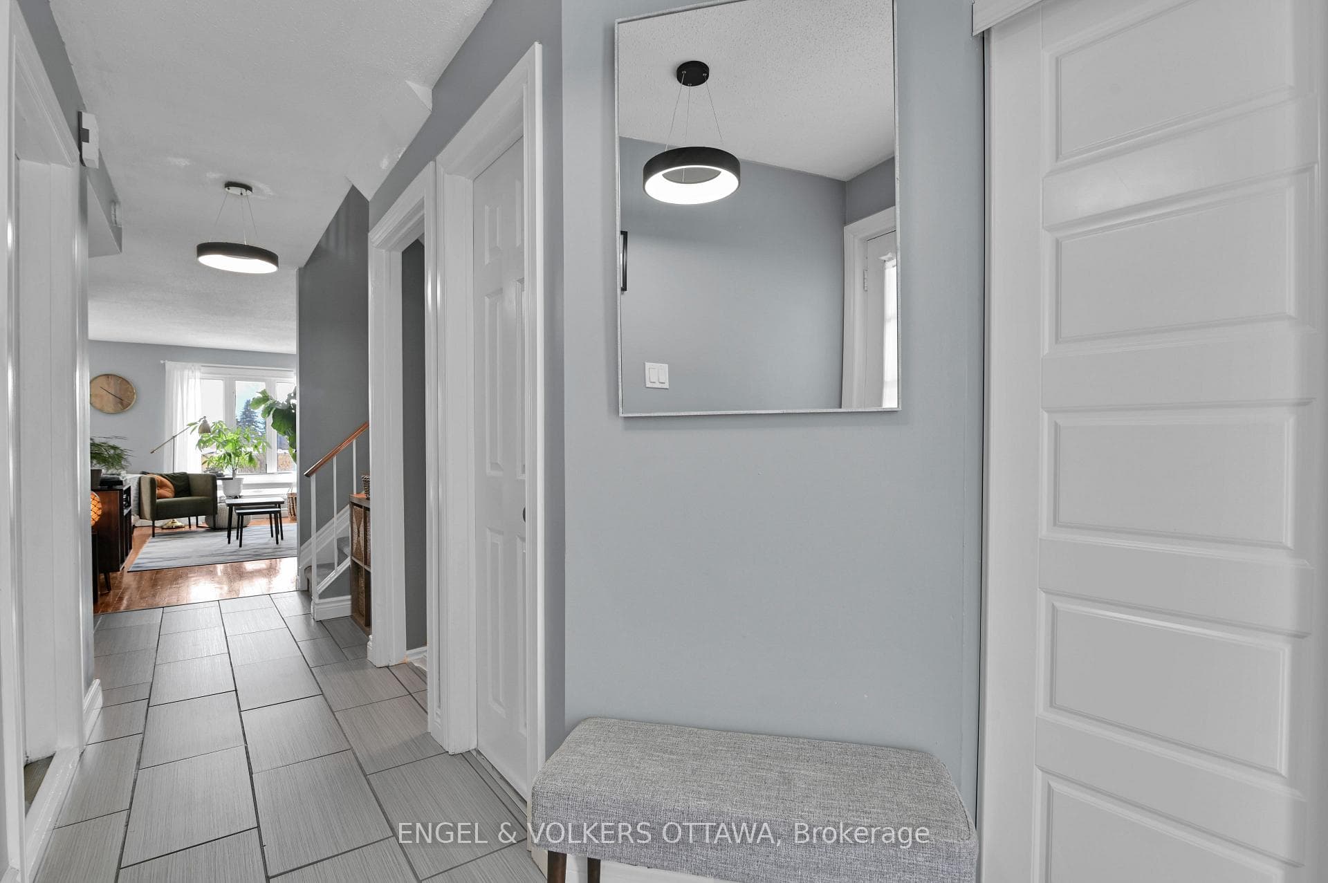 hallway towards living room