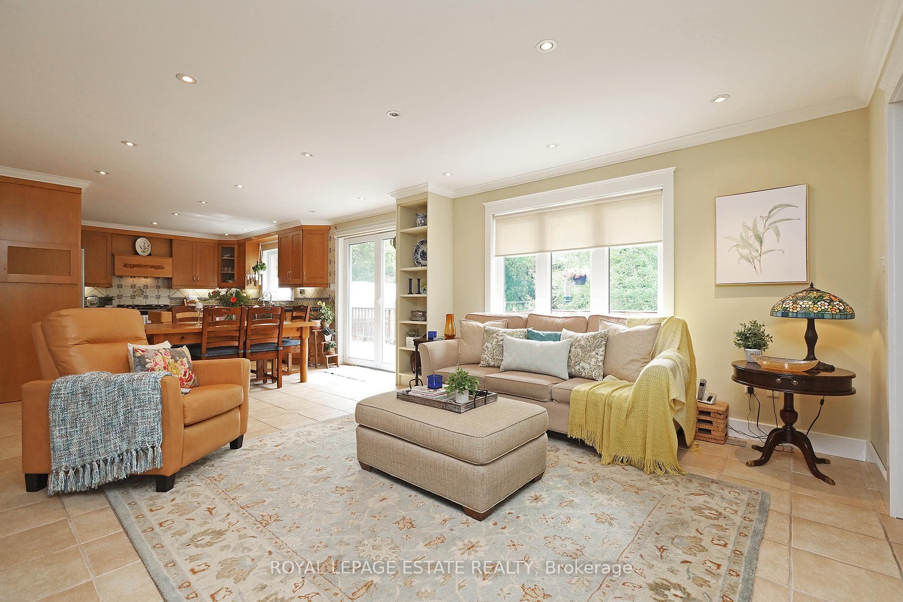 South views overlooks backyard gardens