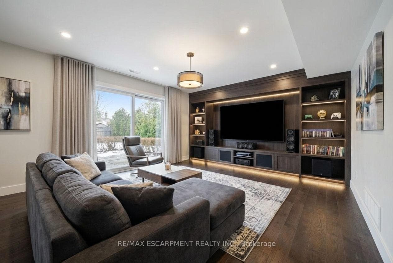 main floor family room - virtually renovated