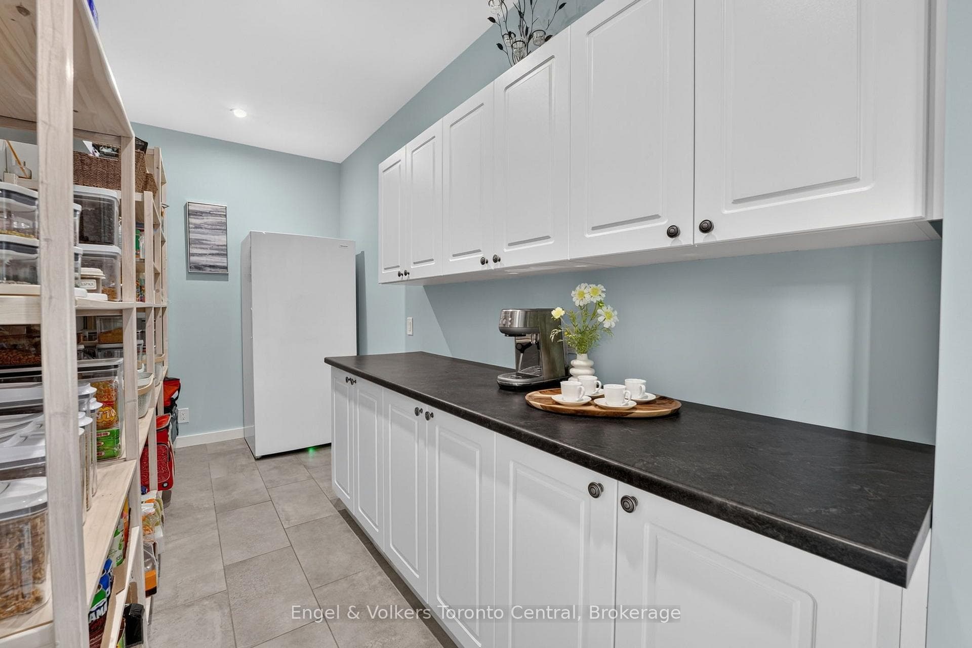 Huge walk-in pantry