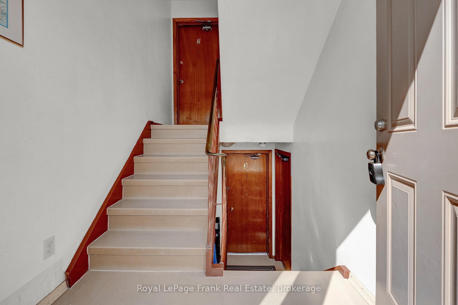 Stairs to front entrance