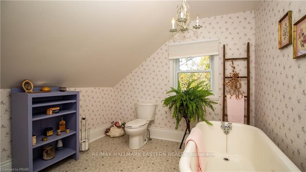 Bathroom with Claw Foot Bath Tub