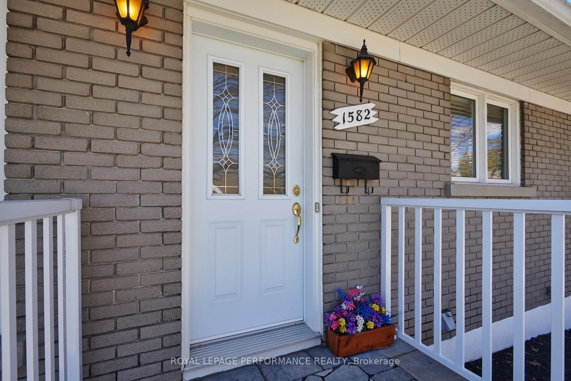 Inviting front entrance