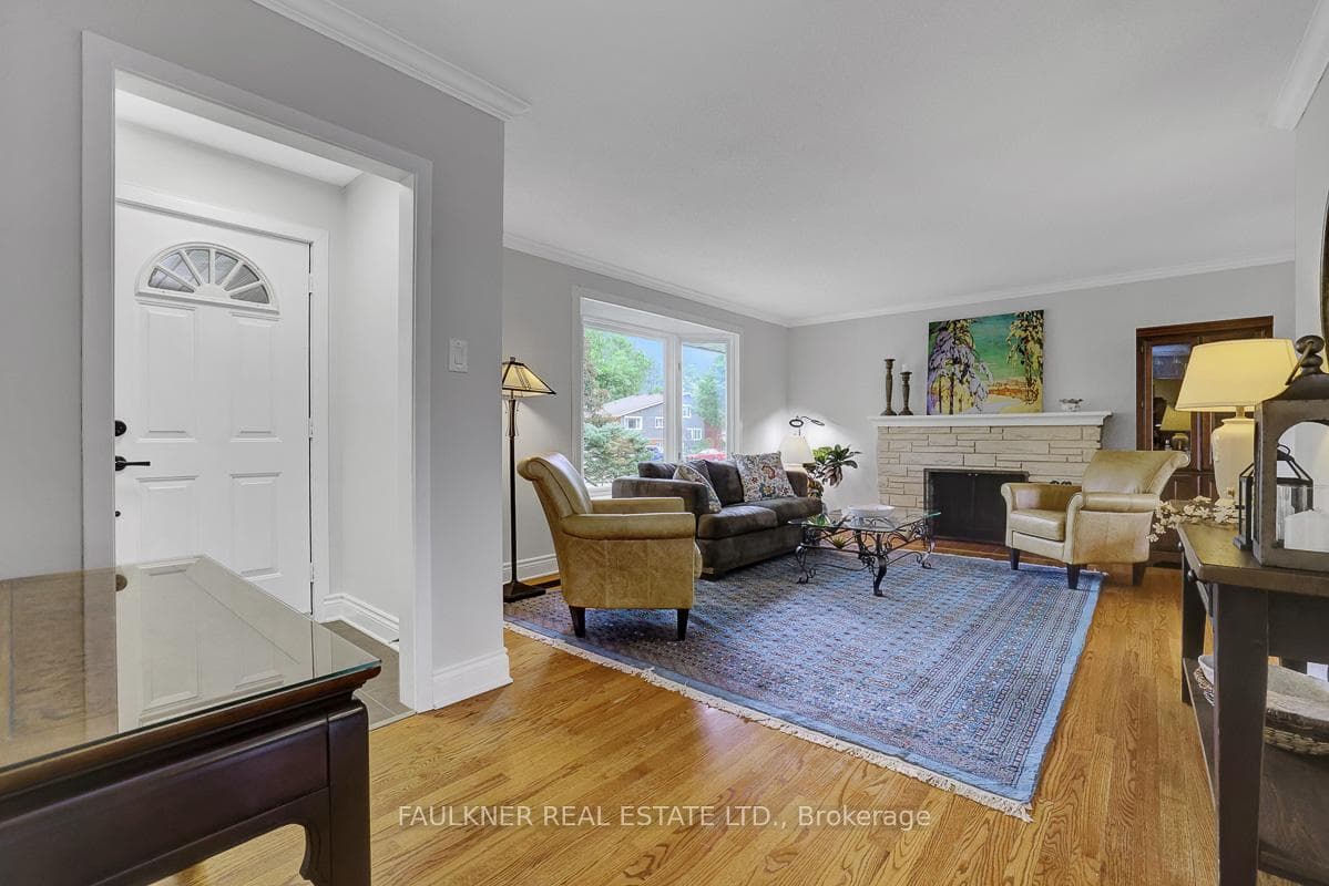 Living Room with Fireplace