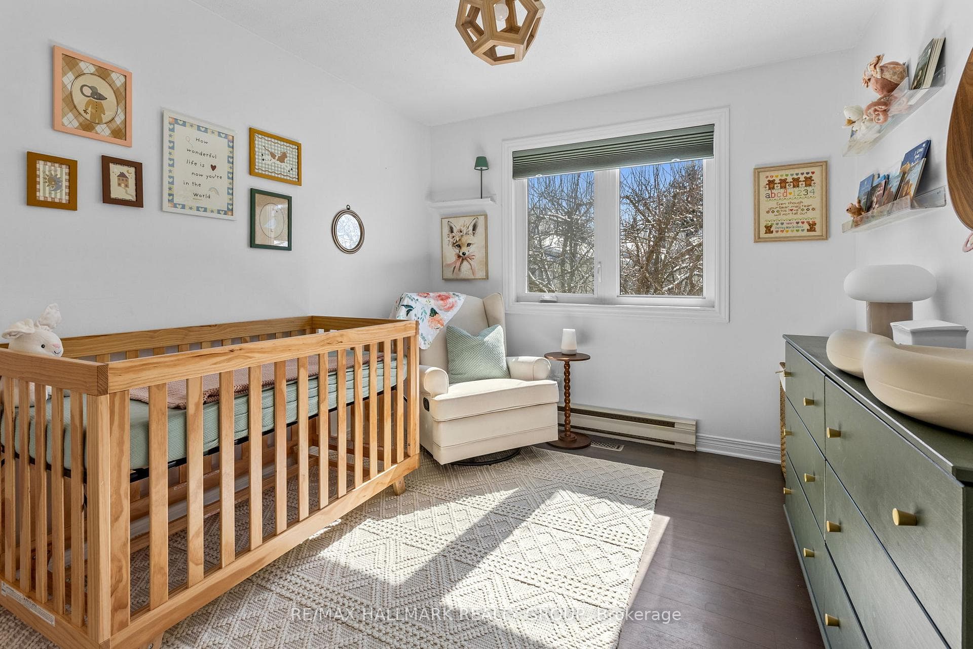 Cozy nursery or guest bedroom